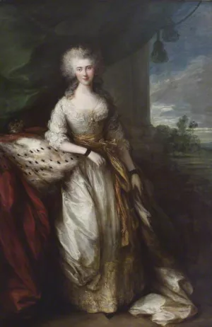 Caroline Conolly, Countess of Buckinghamshire by Thomas Gainsborough - Oil Painting Reproduction