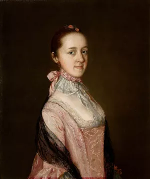 Caroline, Mrs Nathaniel Acton by Thomas Gainsborough - Oil Painting Reproduction