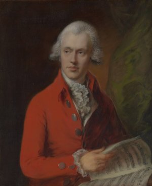 Charles Rousseau Burney by Thomas Gainsborough Oil Painting