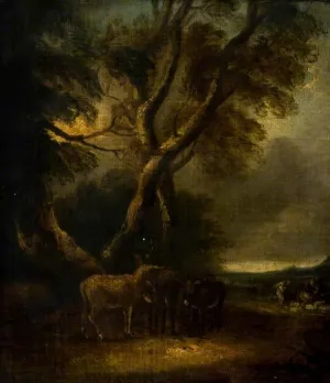 Dr Abel Moysey by Thomas Gainsborough Oil Painting