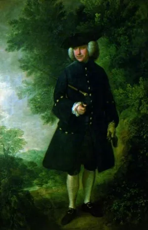 Dr Rice Charleton by Thomas Gainsborough Oil Painting