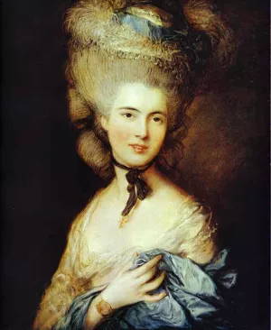 Duchess of Beaufort by Thomas Gainsborough - Oil Painting Reproduction