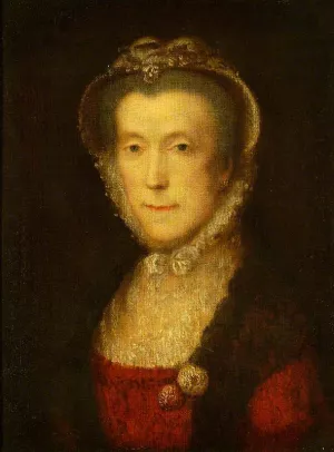 Duchess of Montagu Oil painting by Thomas Gainsborough