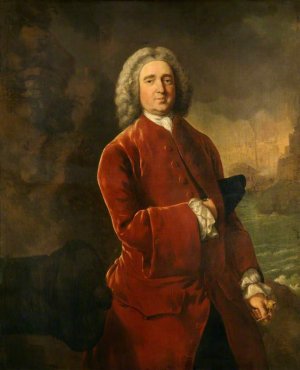 Edward Vernon by Thomas Gainsborough Oil Painting