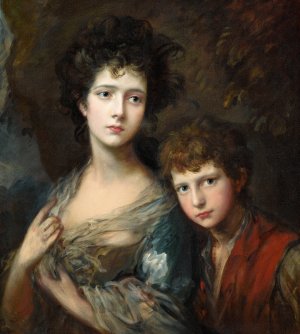 Elizabeth And Thomas Linley by Thomas Gainsborough Oil Painting