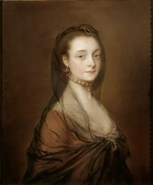 Elizabeth Cowper by Thomas Gainsborough Oil Painting