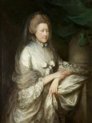 Elizabeth, Viscountess Folkestone by Thomas Gainsborough - Oil Painting Reproduction