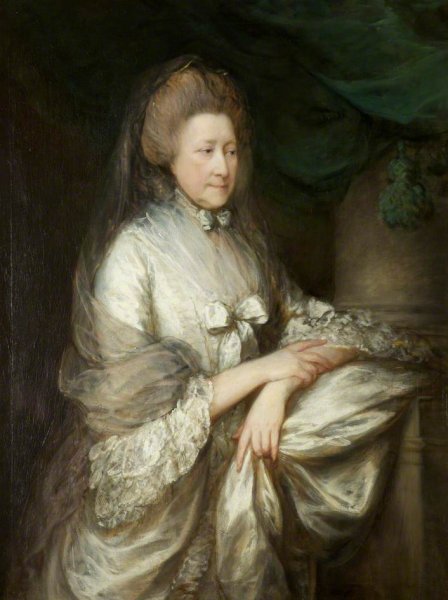 Elizabeth, Viscountess Folkestone by Thomas Gainsborough - Hand-Painted Oil Painting Reproduction