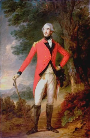 Francis Rawdon, 1st Marquess of Hasting and 2nd Earl of Moira painting by Thomas Gainsborough