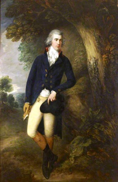 George Drummond by Thomas Gainsborough - Hand-Painted Oil Painting Reproduction