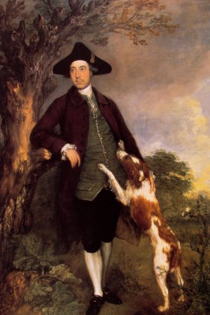 George, Lord Vernon Oil painting by Thomas Gainsborough