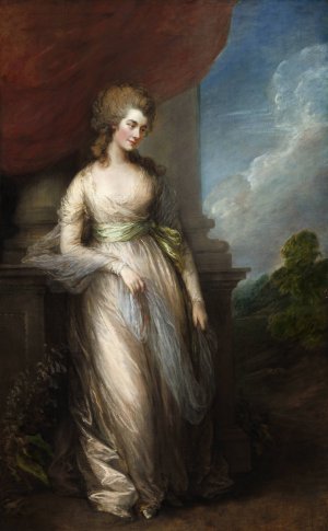 Georgiana,Duchess of Devonshire by Thomas Gainsborough Oil Painting
