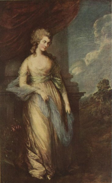 Main Product Photo of Georgiana, Duchess of Devonshire Painting by Thomas Gainsborough