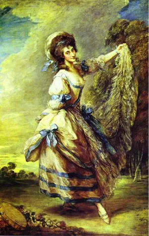 Giovanna Baccelli by Thomas Gainsborough - Oil Painting Reproduction