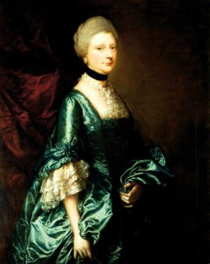 Harriet, Viscountess Tracy Oil painting by Thomas Gainsborough