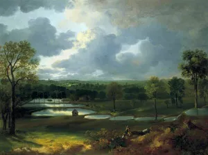 Holywells Park, Ipswich by Thomas Gainsborough Oil Painting