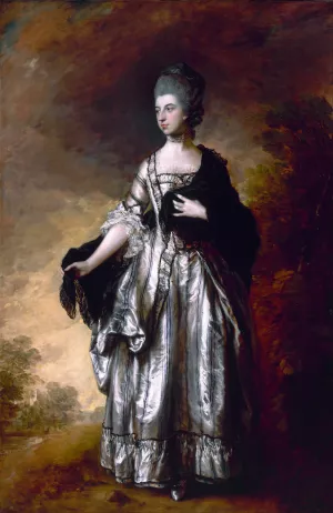 Isabella, Viscountess Molyneux by Thomas Gainsborough - Oil Painting Reproduction