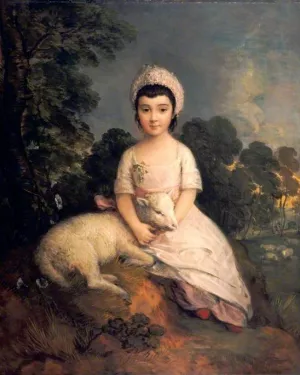Isabelle Franks by Thomas Gainsborough - Oil Painting Reproduction