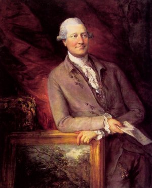 James Christie by Thomas Gainsborough Oil Painting