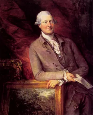 James Christie by Thomas Gainsborough Oil Painting