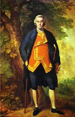 John, 10th Viscount Kilmorey by Thomas Gainsborough Oil Painting