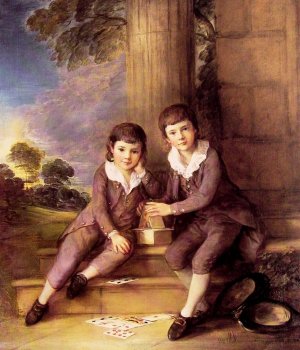 John and Henry Trueman Villebois Oil painting by Thomas Gainsborough