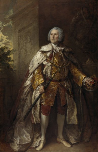 Main Product Photo of John Campbell, 4th Duke of Argyll, about 1693 - 1770. Soldier Painting by Thomas Gainsborough