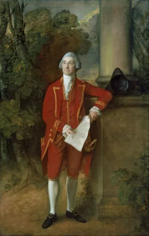 John Eld of Seighford Hall, Stafford by Thomas Gainsborough - Oil Painting Reproduction