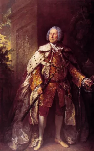 John, fourth Duke of Argyll by Thomas Gainsborough Oil Painting