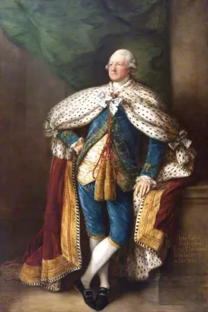 John Hobart, 2nd Earl of Buckinghamshire painting by Thomas Gainsborough