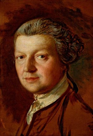 John Joshua Kirby by Thomas Gainsborough Oil Painting