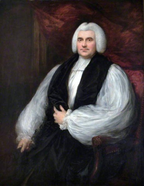 John Warren, Bishop of Bangor by Thomas Gainsborough - Hand-Painted Oil Painting Reproduction