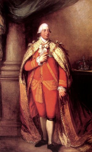King George III Oil painting by Thomas Gainsborough