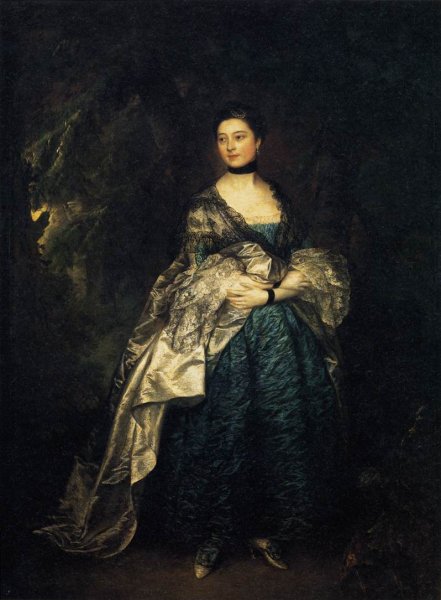 Lady Alston by Thomas Gainsborough - Hand-Painted Oil Painting Reproduction