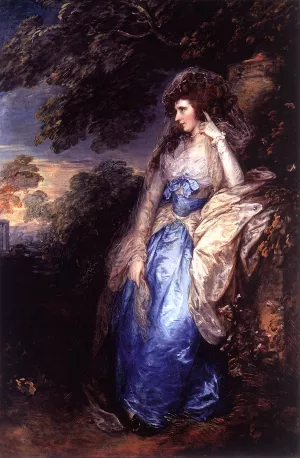 Lady Bate-Dudley by Thomas Gainsborough Oil Painting