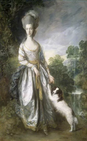 Lady Brisco by Thomas Gainsborough - Oil Painting Reproduction