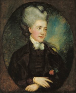 Lady Georgiana Poyntz, Countess Spencer by Thomas Gainsborough Oil Painting