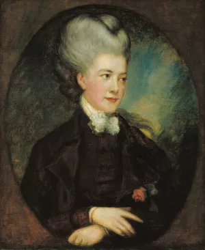 Lady Georgiana Poyntz, Countess Spencer Oil painting by Thomas Gainsborough