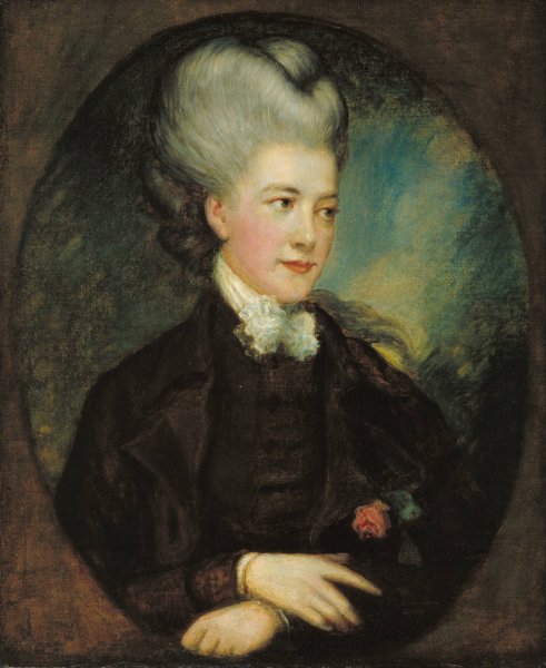 Lady Georgiana Poyntz, Countess Spencer  by Thomas Gainsborough - Hand-Painted Oil Painting Reproduction
