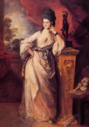 Lady Ligonier by Thomas Gainsborough - Oil Painting Reproduction