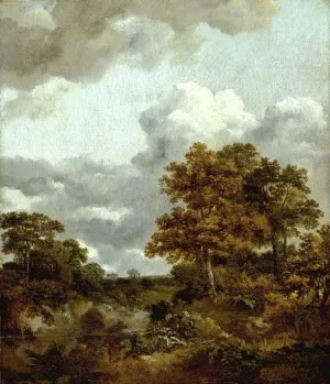 Landscape with a Pool by Thomas Gainsborough Oil Painting