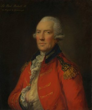 Lieutenant Colonel Paul Pechell by Thomas Gainsborough Oil Painting