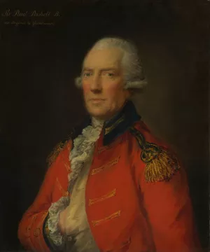 Lieutenant Colonel Paul Pechell Oil painting by Thomas Gainsborough