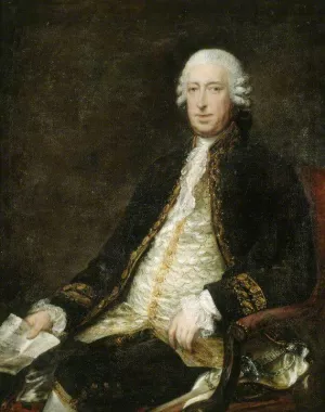 Lord George Sackville by Thomas Gainsborough - Oil Painting Reproduction