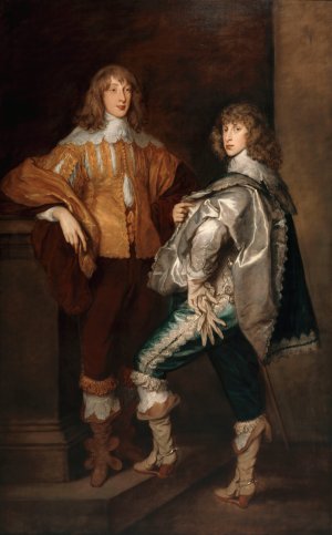 Lords John and Bernard Stuart by Thomas Gainsborough Oil Painting
