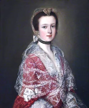 Louisa Barbarina Mansel, Lady Vernon by Thomas Gainsborough - Oil Painting Reproduction