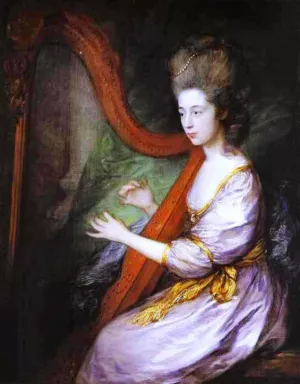 Louisa, Lady Clarges by Thomas Gainsborough Oil Painting