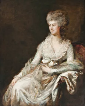Madame Lebrun painting by Thomas Gainsborough