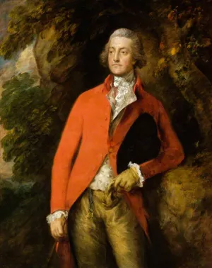 Major William Tennant by Thomas Gainsborough Oil Painting