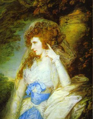 Mary, Lady Bate-Dudley Oil painting by Thomas Gainsborough